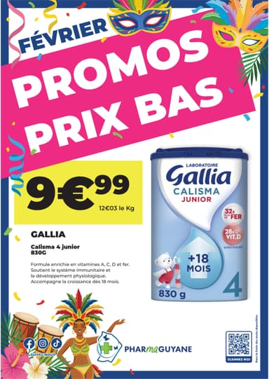 GALLIA Calisma 4 Junior 830G